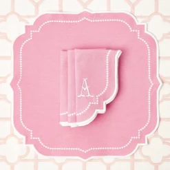 Amelie Pink Napkins (Set Of 4)