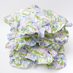 Blue Hydrangea Seat Pad Cushion