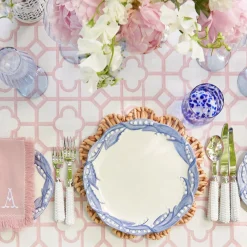 Blue Lily Of The Valley Dinner Plates (Set Of 4)