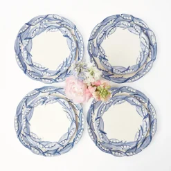 Blue Lily Of The Valley Starter Plates (Set Of 4)