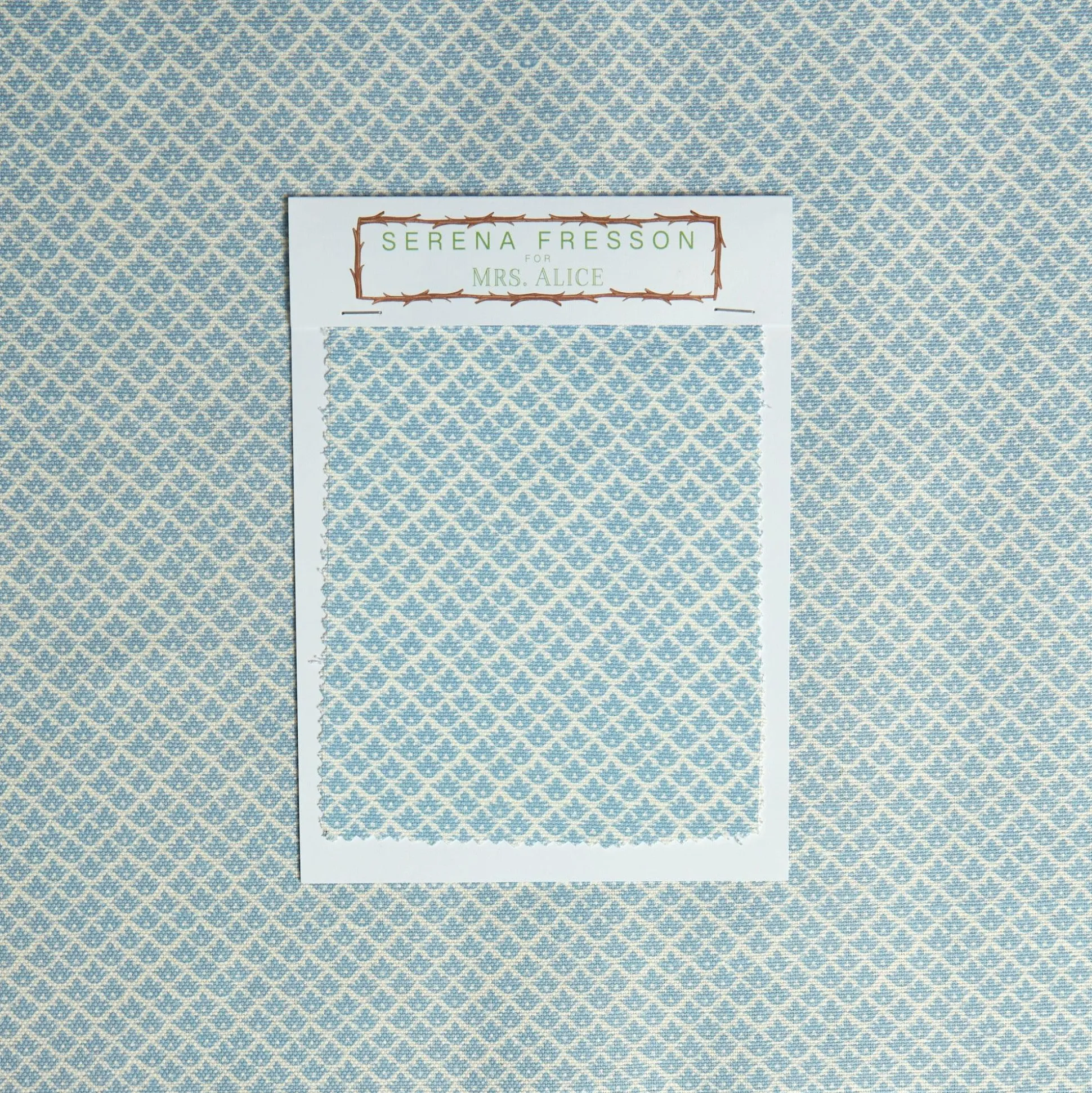 Blue Lotus Flower Fabric