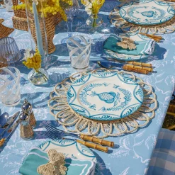 Blue Melograno Dinner Plates (Set Of 4)
