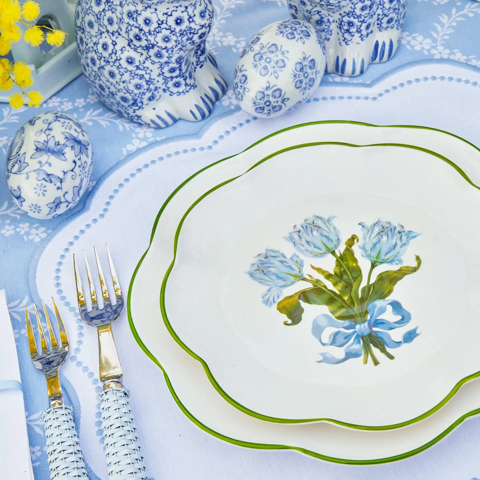 Blue Tulip Starter Plate
