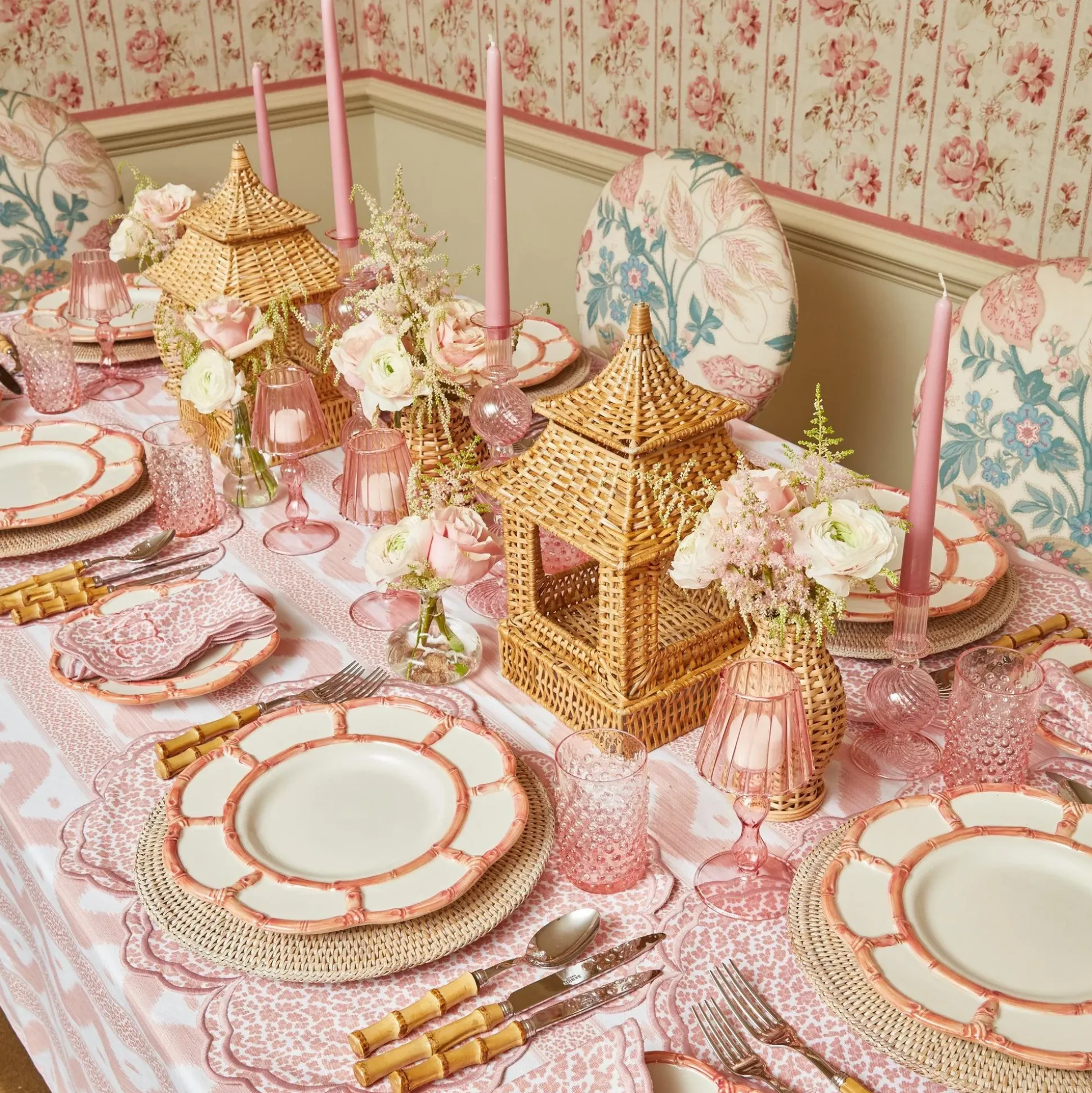 Camille Peony Candle Set