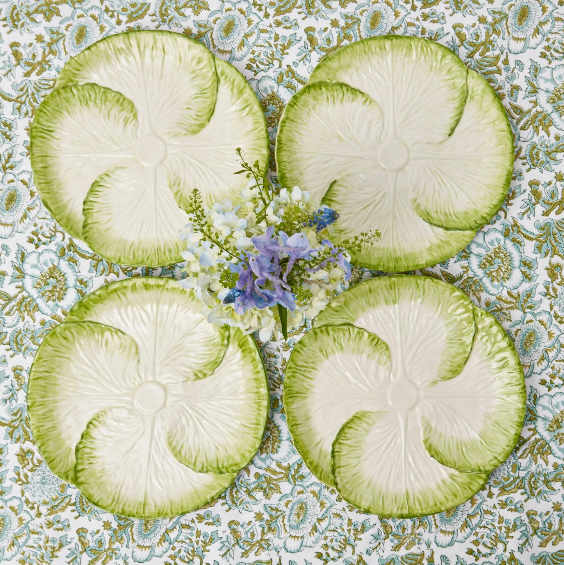 Capri Lettuce Starter Plate (Set Of 4)