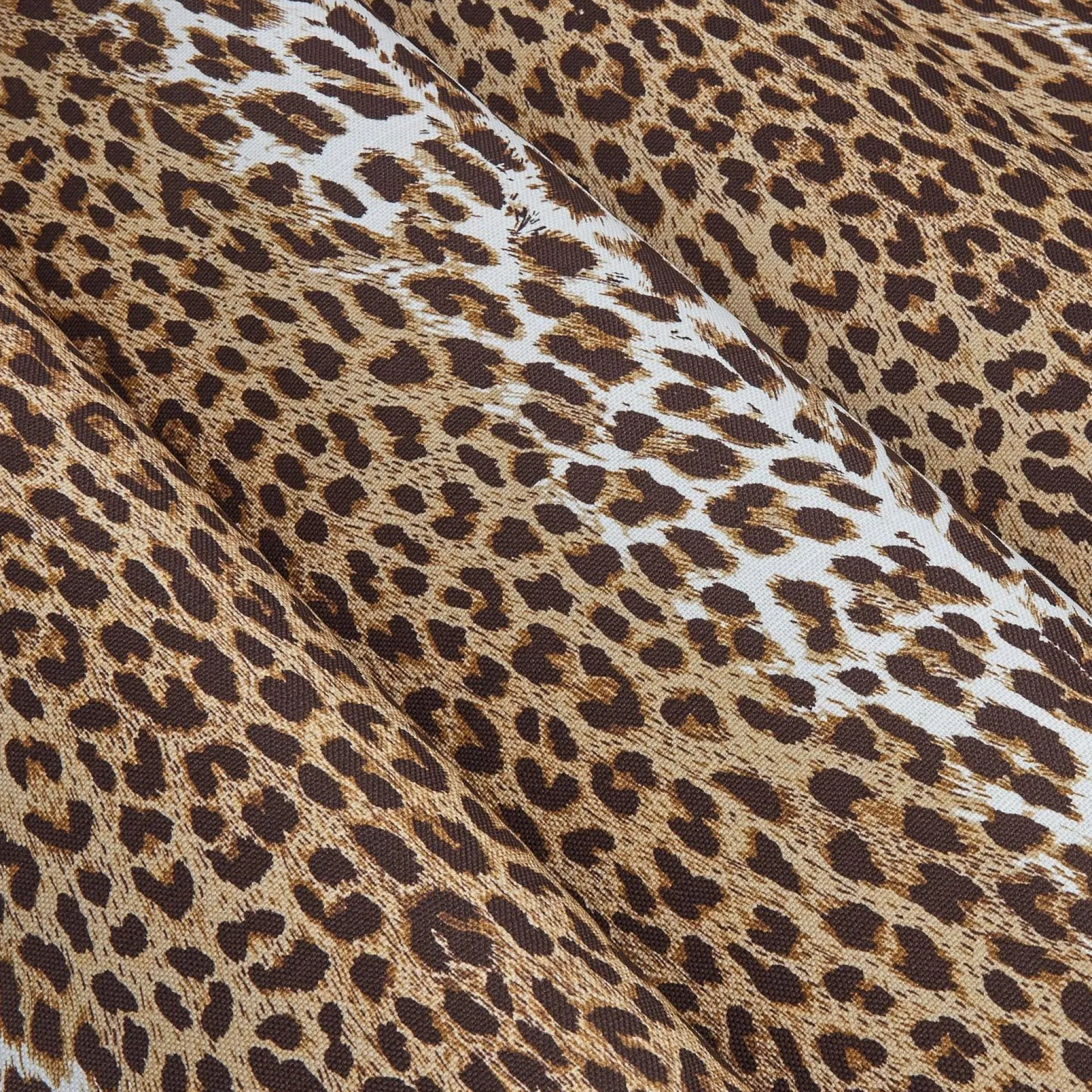 Chestnut Brown Leopard Fabric