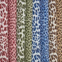 Chestnut Brown Leopard Fabric