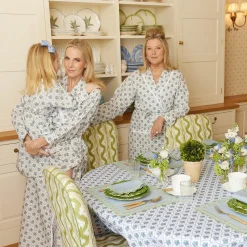 Children's Blue Bouquet Dressing Gown