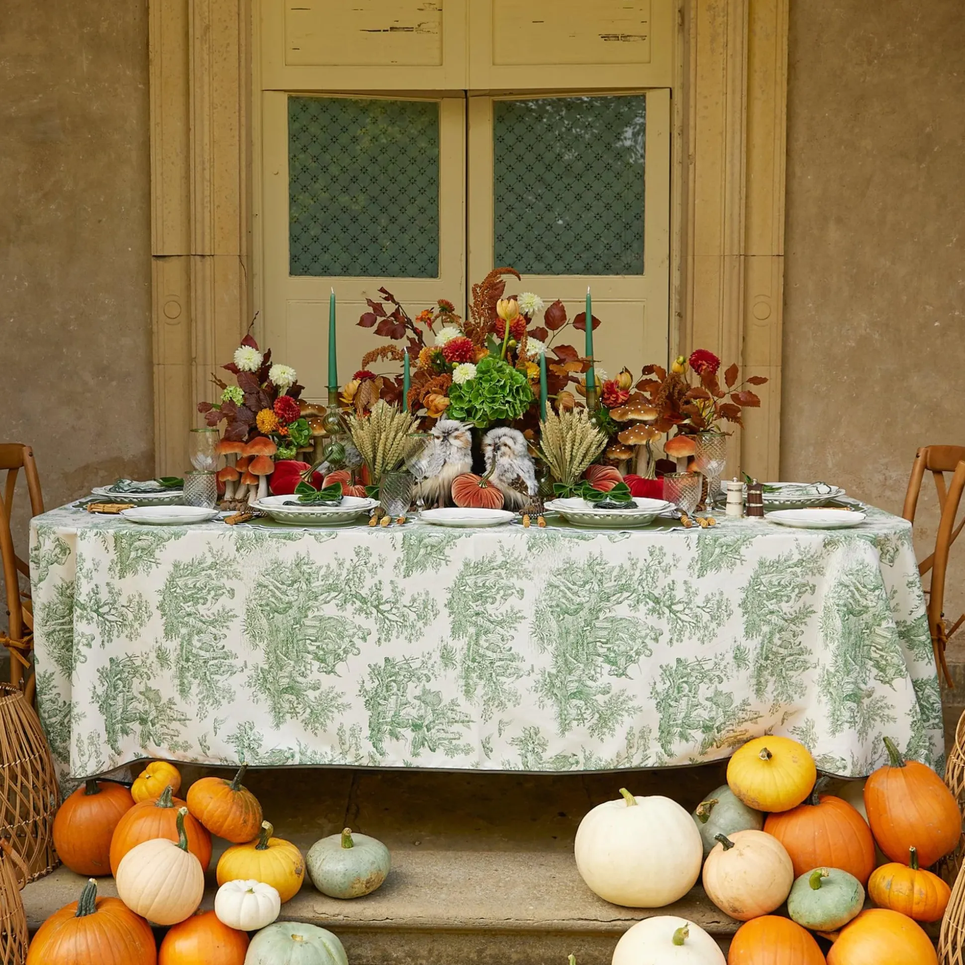 Chloe Toile Tablecloth
