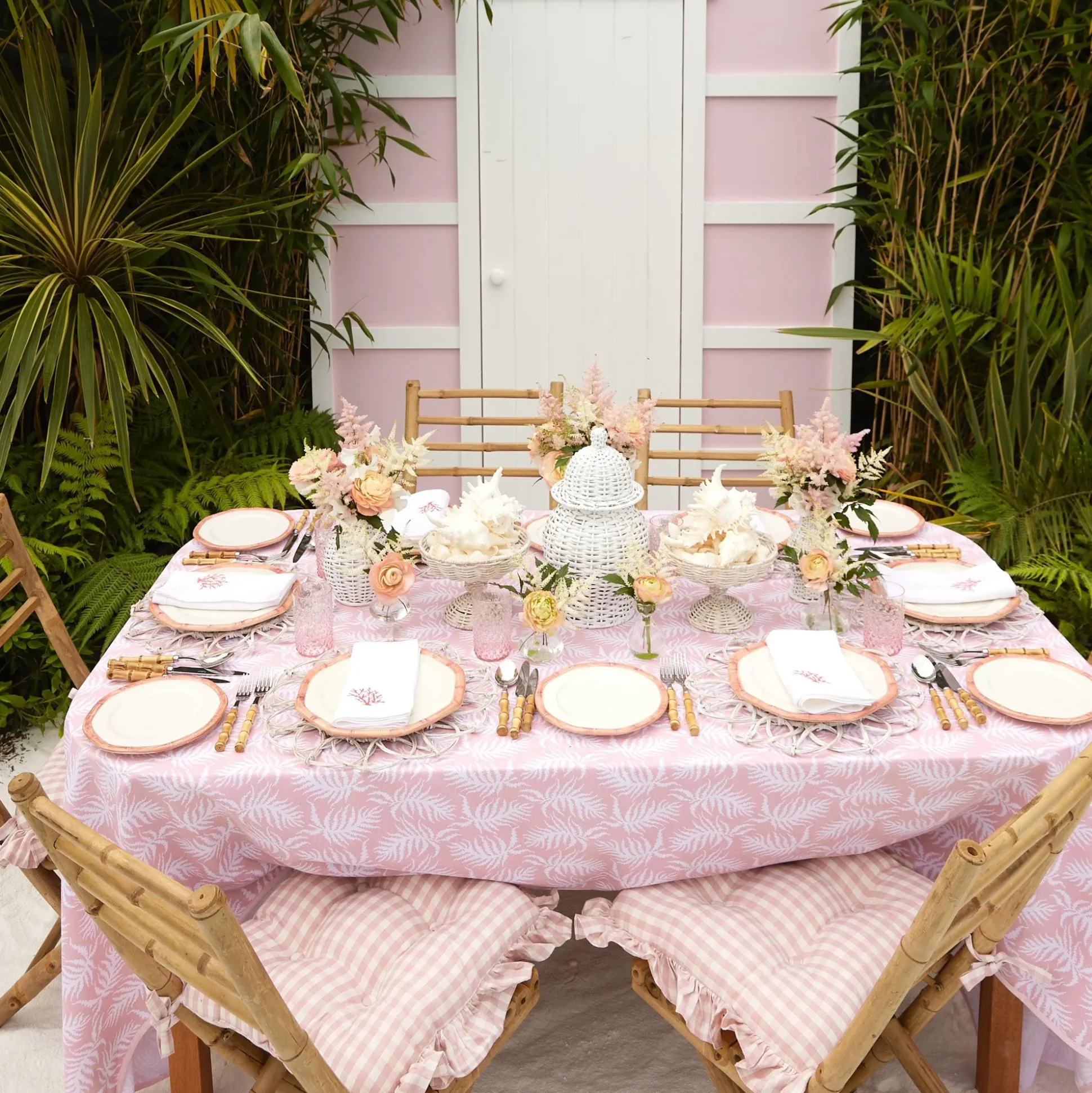 Coral Linen Napkins (Set Of 4)