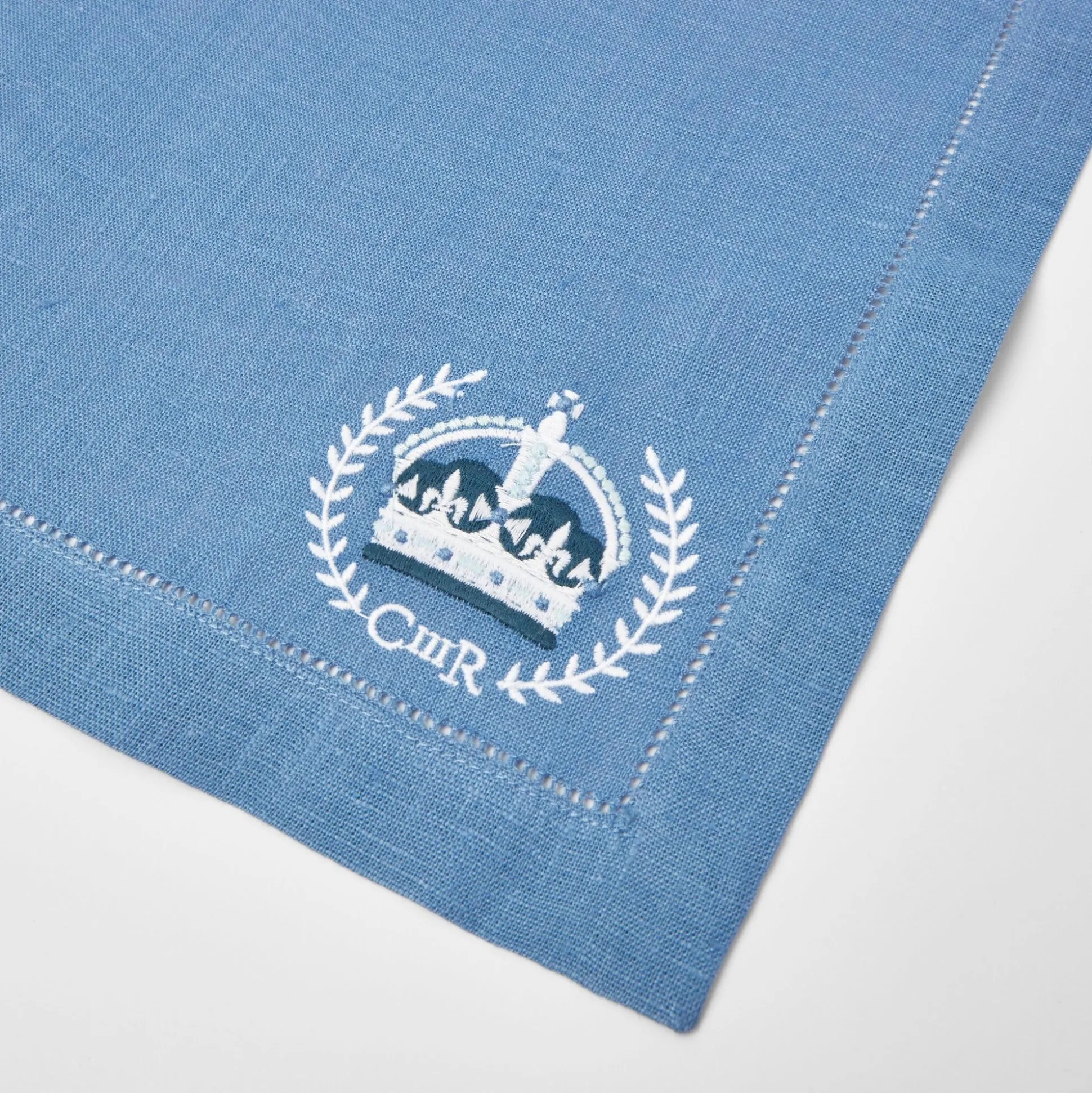 Coronation Blue Linen Napkins (Set Of 4)