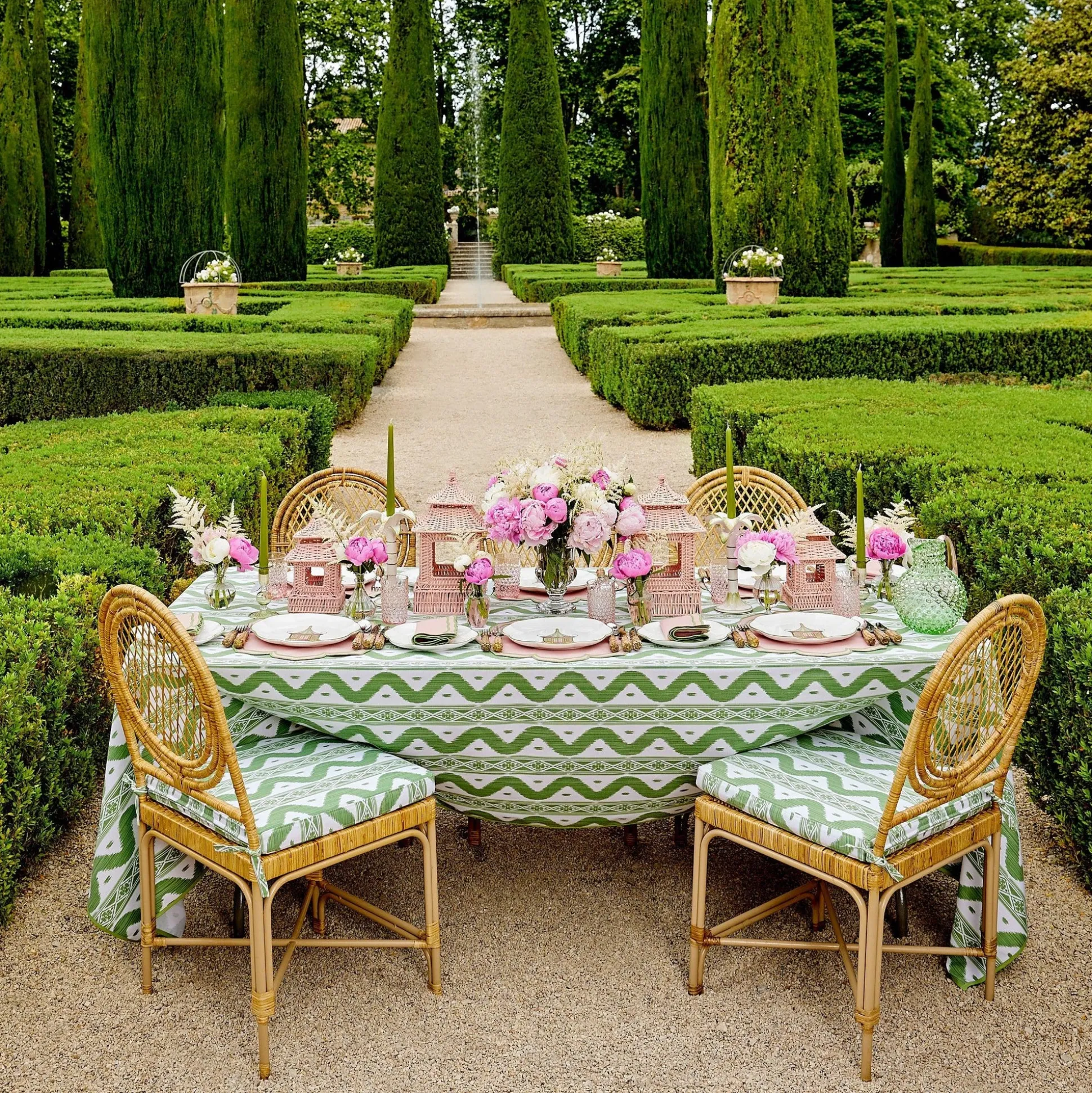 Fleur Pink Placemats (Set Of 4)