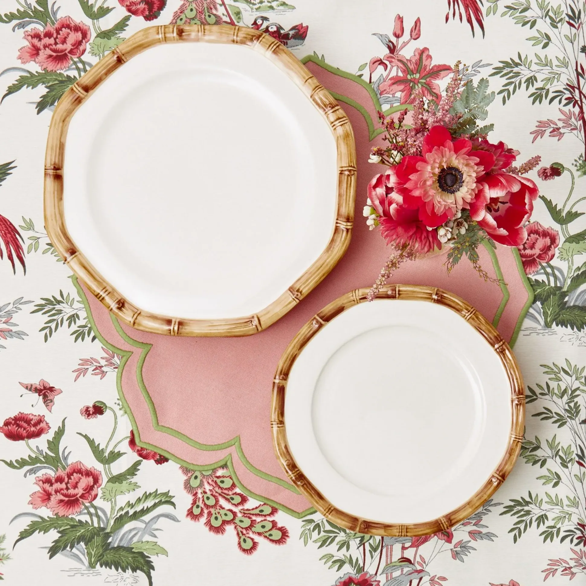 Fleur Pink Placemats (Set Of 4)