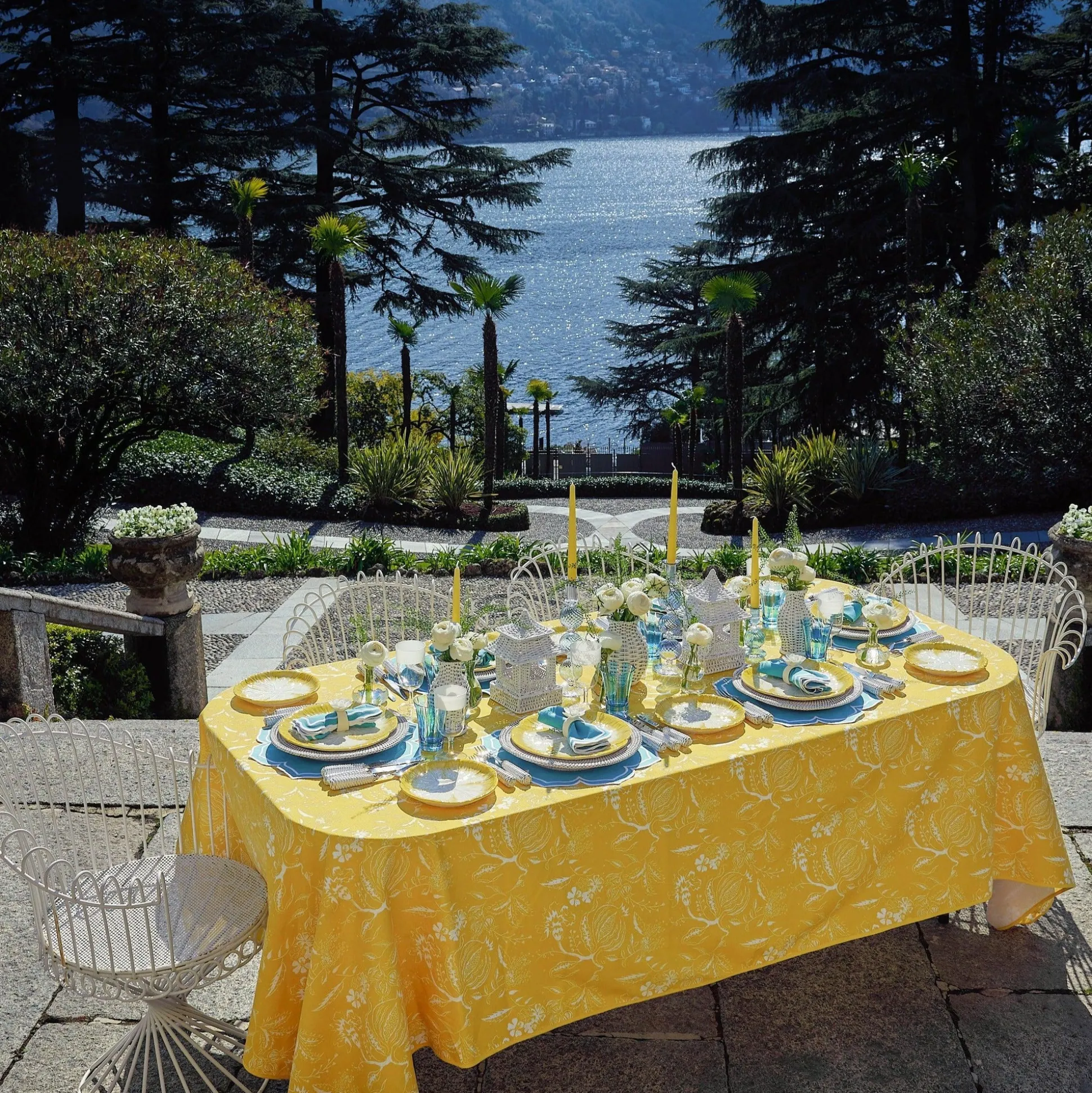 Fleur Turquoise Placemats (Set Of 4)