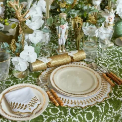 Gold Garland Dinner Plates (Set Of 4)