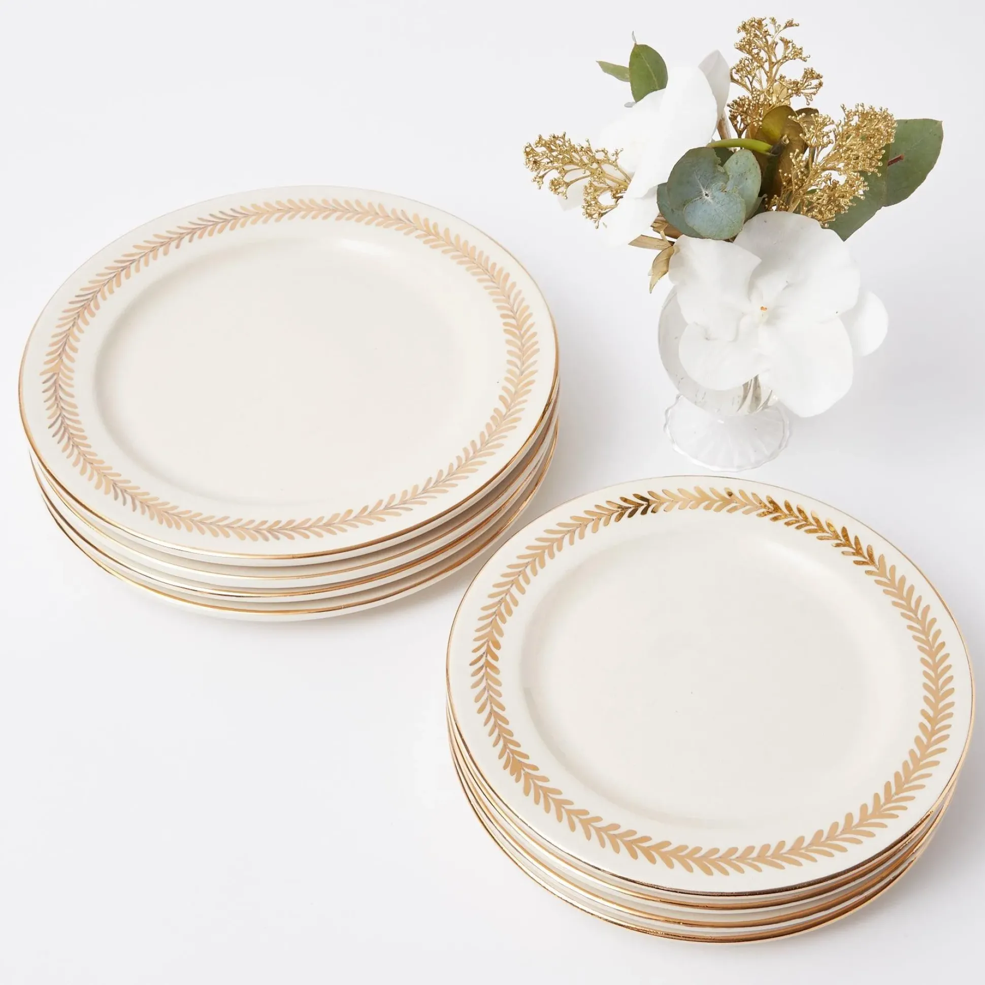 Gold Garland Starter Plate