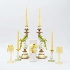 Green & Yellow Parrot Candlescape