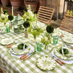 Green Applique Napkins (Set Of 4)