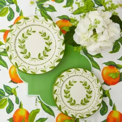 Green Garland Dinner Plate