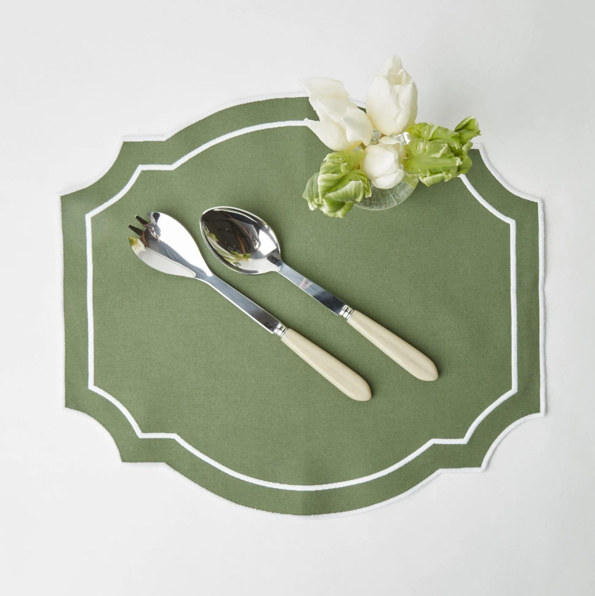 Grey Horn Salad Servers