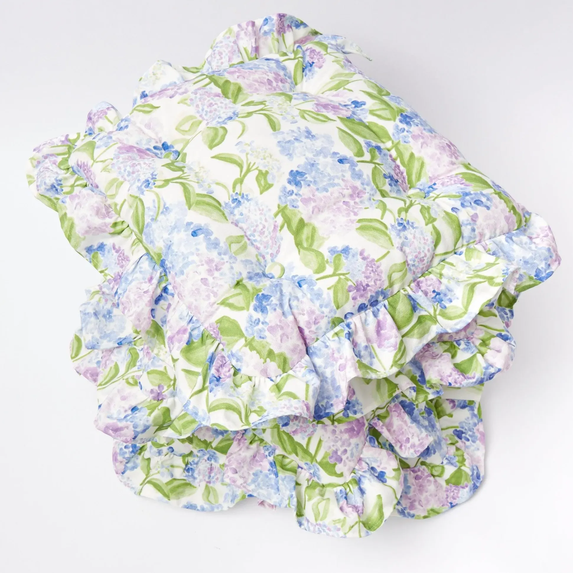 Hydrangea Seat Pad Cushions (Set Of 4)