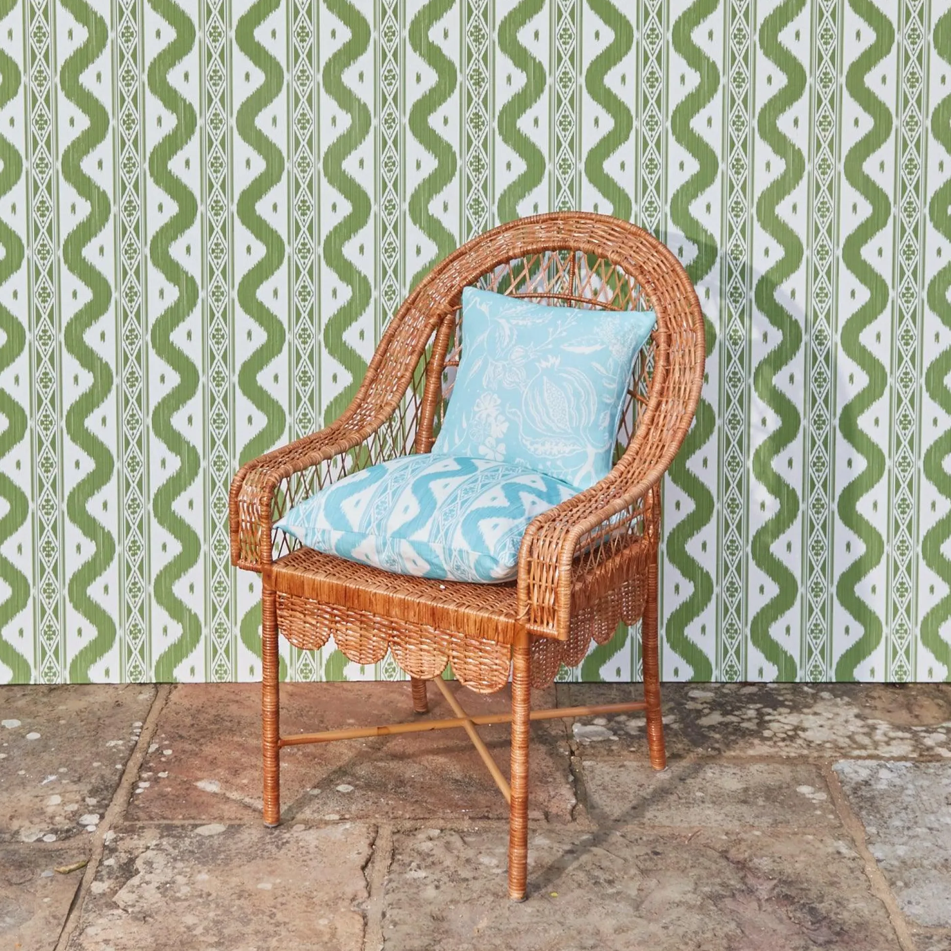 Ikat Stripe Fabric