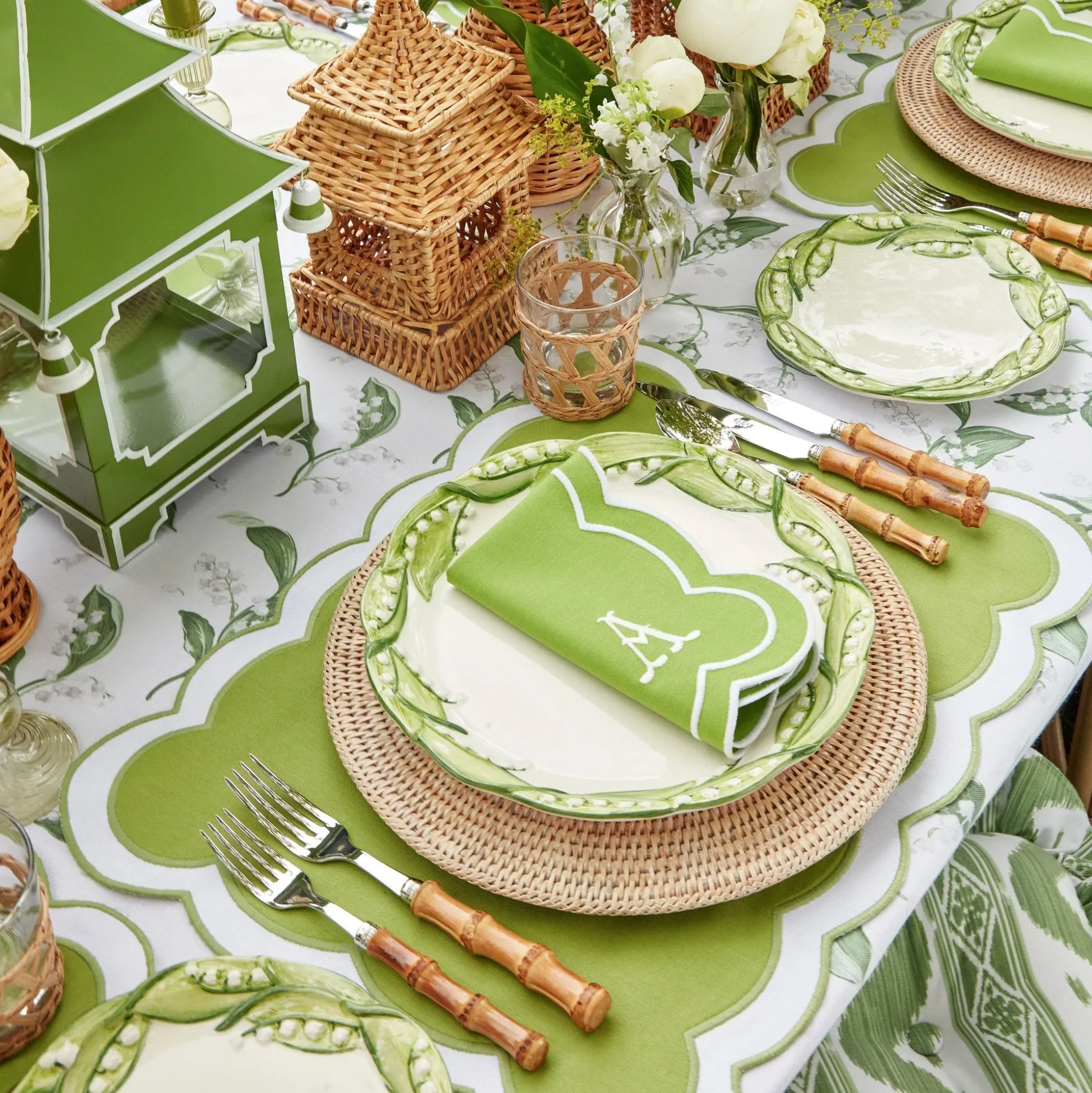 Lily Of The Valley Starter Plates (Set Of 4)