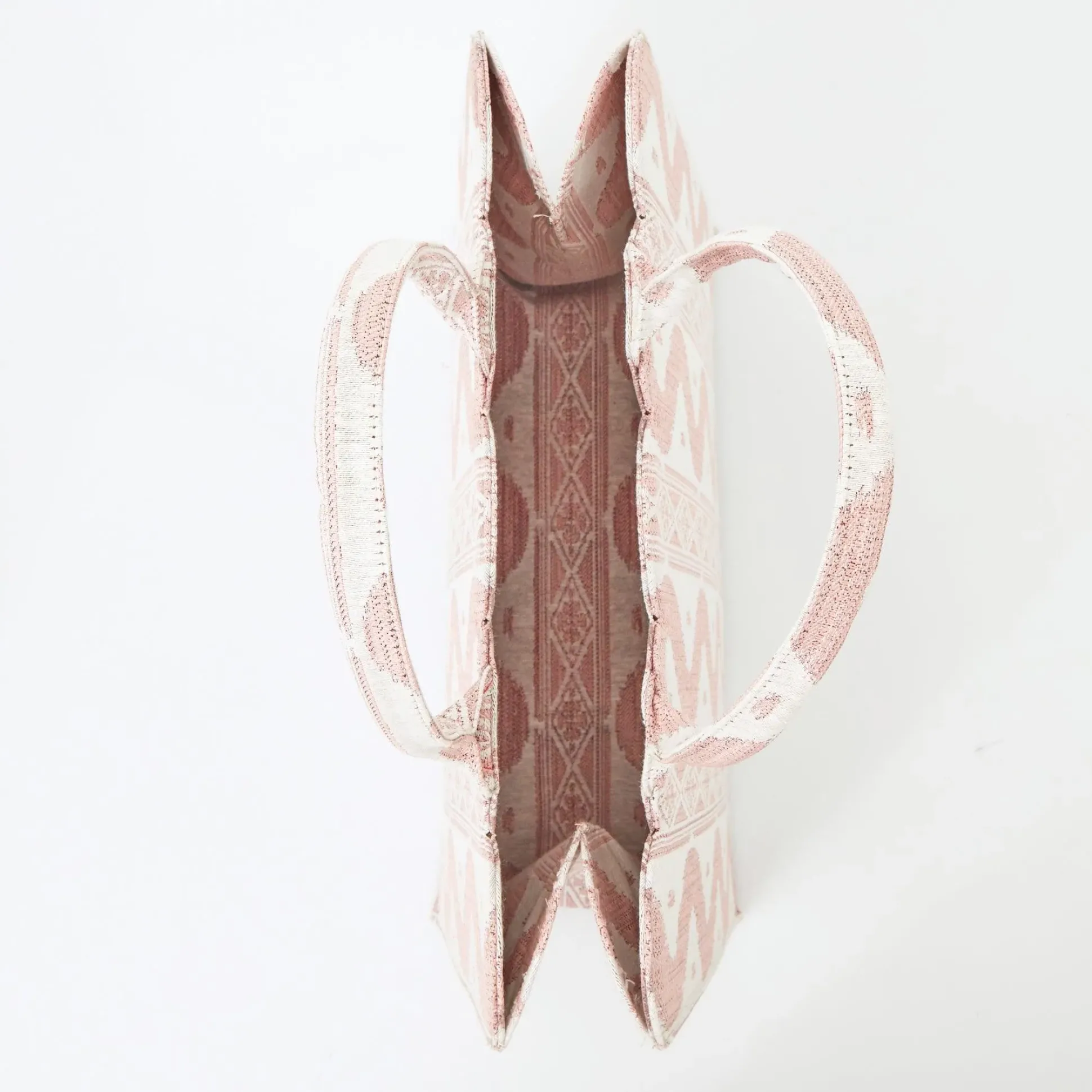 Mrs. Alice Tote Bag (Pink Ikat)