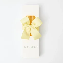 Pastel Yellow Candles (Set Of 8)