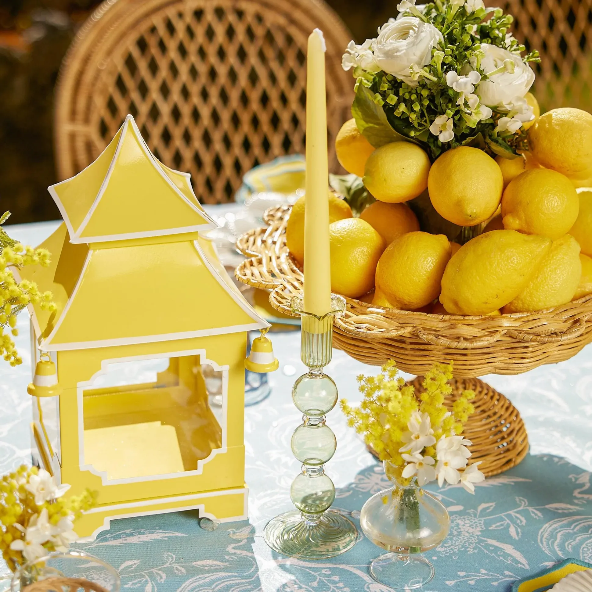 Pastel Yellow Candles (Set Of 8)