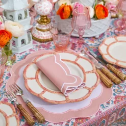 Pink Applique Placemats (Set Of 4)