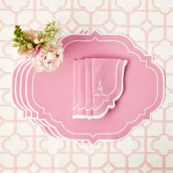 Pink Bamboo & Amelie Linen Set