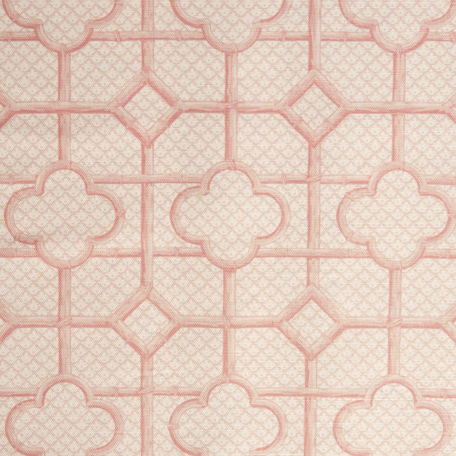 Pink Bamboo Trellis Fabric