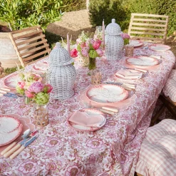 Pink Capri Lettuce Dinner Plate (Set Of 4)