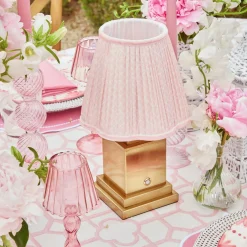 Pink Lotus Lampshade