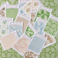 Pink Pagoda Garden Fabric