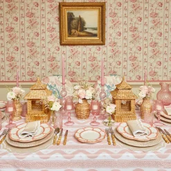 Pink Petal Bamboo Starter Plate