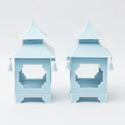 Powder Blue Pagoda Lantern