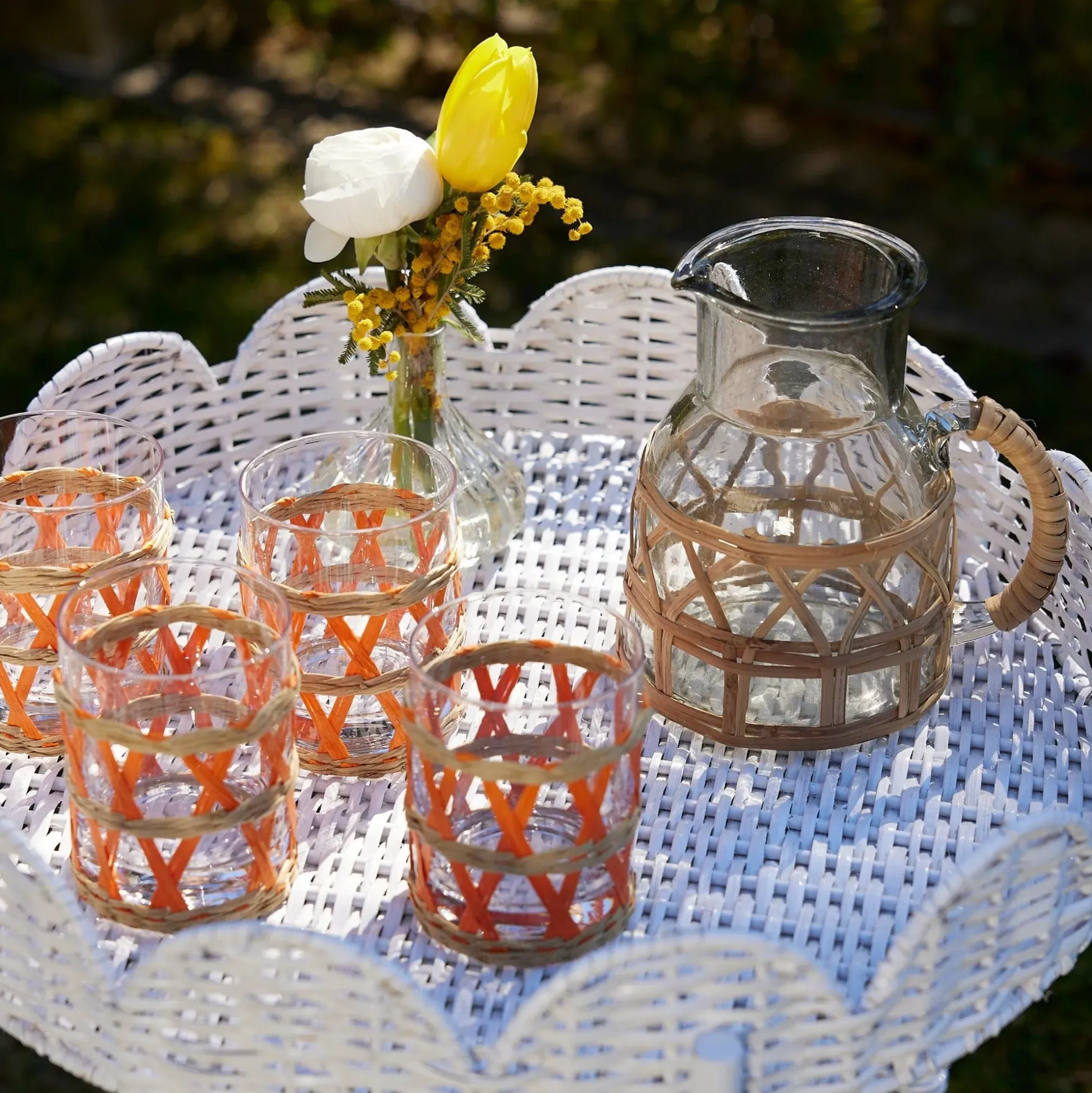 Raffia Jug