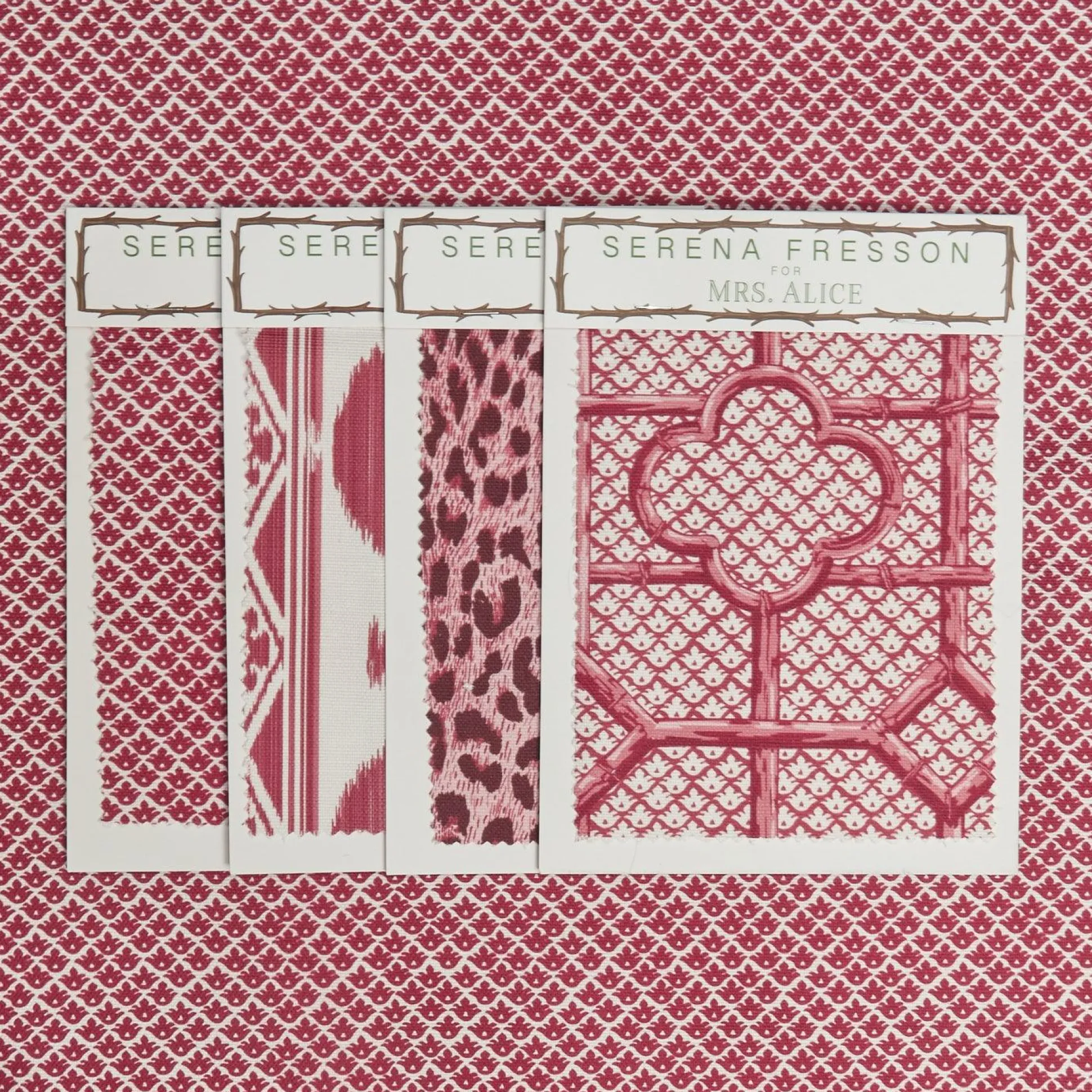 Raspberry Pink Lotus Flower Fabric