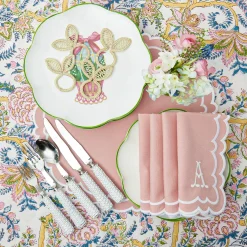 Rattan Bunny Napkin Rings (Set Of 4)