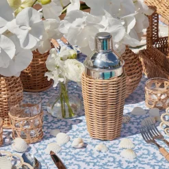 Rattan Cocktail Shaker