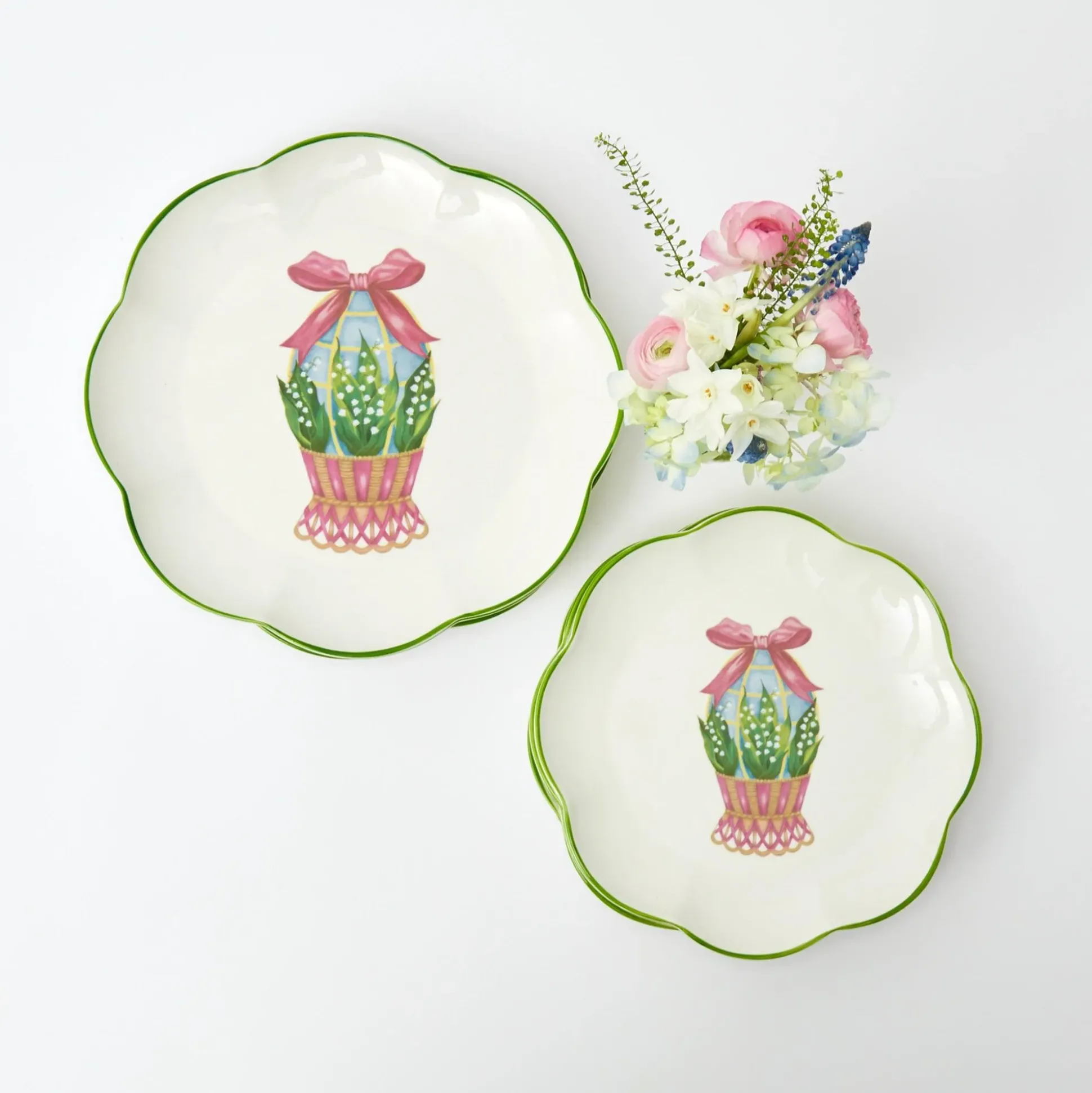 Scalloped Easter Dinner Plate (Set Of 4)