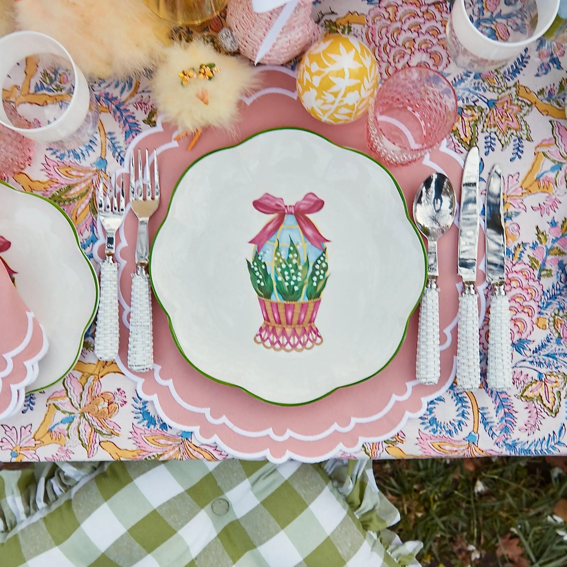 Scalloped Easter Dinner Plate (Set Of 4)