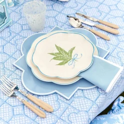 Scalloped Lily Of The Valley Dinner Plate
