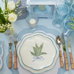 Scalloped Lily Of The Valley Dinner Plate (Set Of 4)