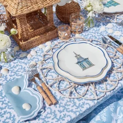 Serena Cornflower Blue Napkins (Set Of 4)