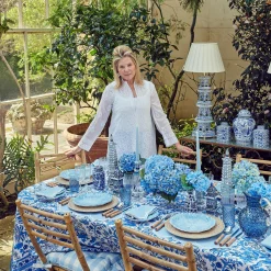 Serena Cornflower Blue Napkins (Set Of 4)