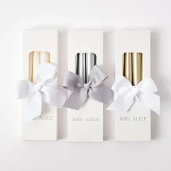 Silver Candles (Set Of 8)