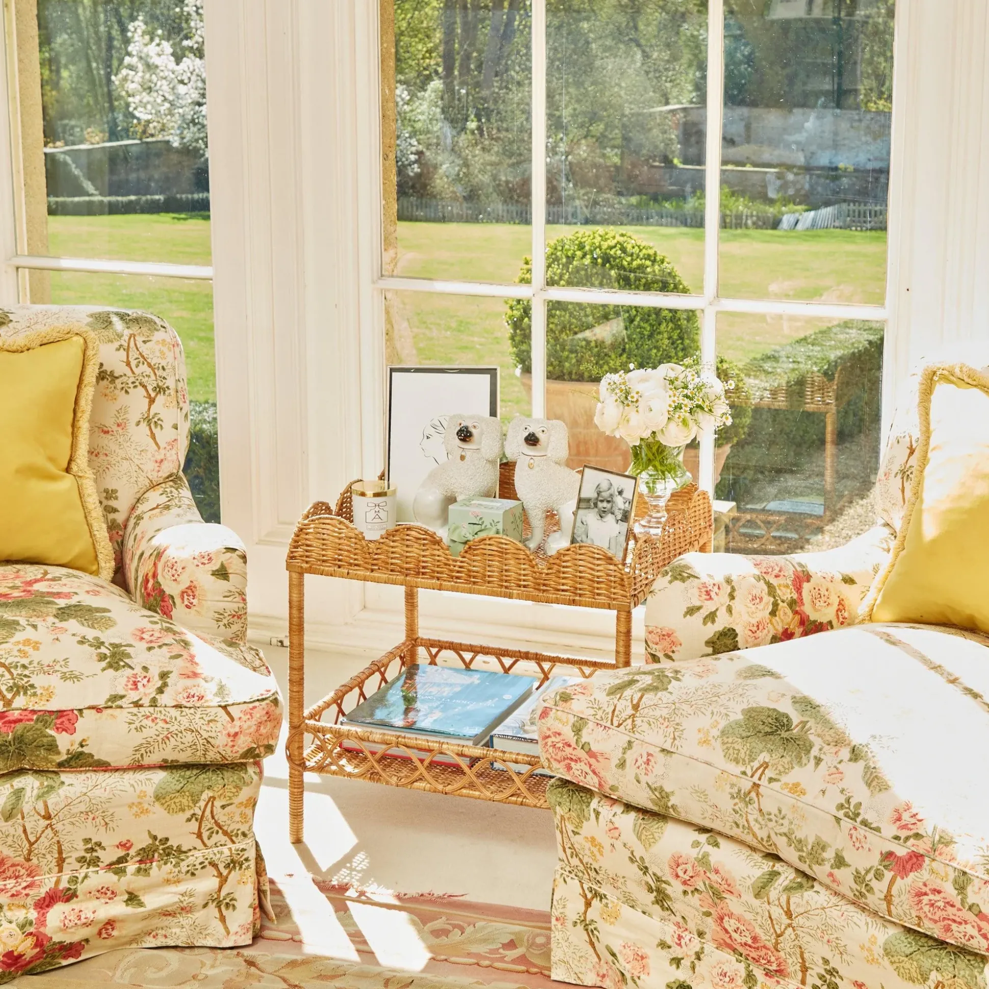 Sophia Rattan Side Table